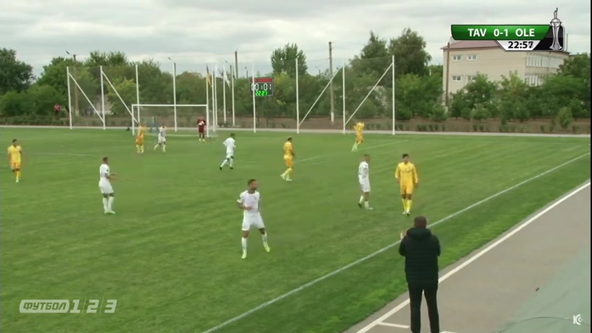 UKRC SC Tavriya Vs PFC Oleksandria Oleg Kozhushko Goal in 23 min, Score 0:2