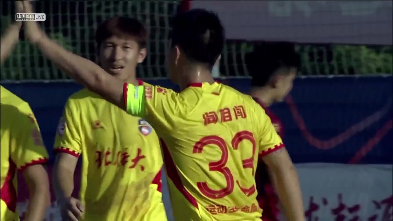 CHA D1 Zibo Cuju F.C. Vs Beijing BeiKong 19 ทำประตู Yan Xiangchuang ประตู, ทำคะแนน 0:1