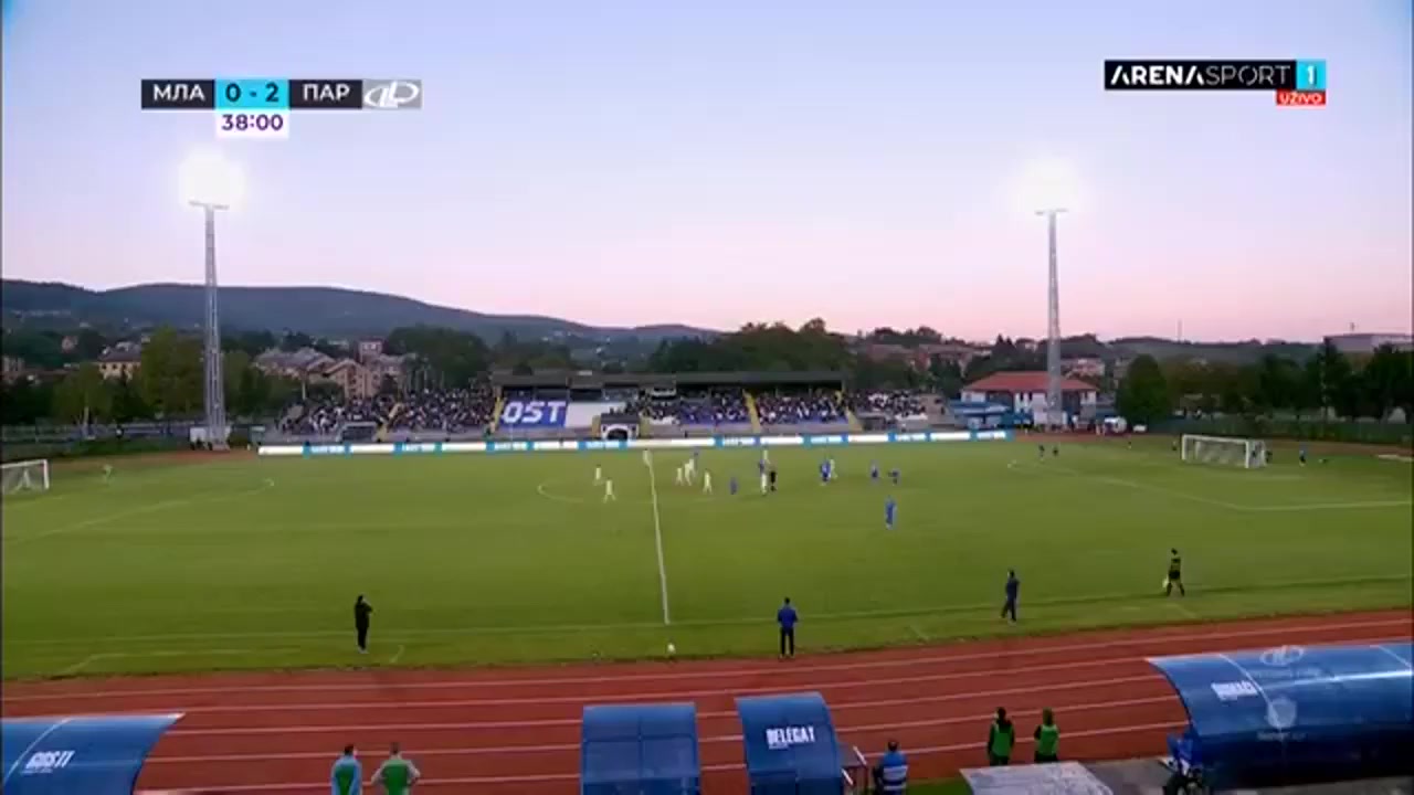 SER D1 Mladost Lucani Vs Partizan Belgrade 38 phút Ivan ObradovicVào, ghi bàn 0:2