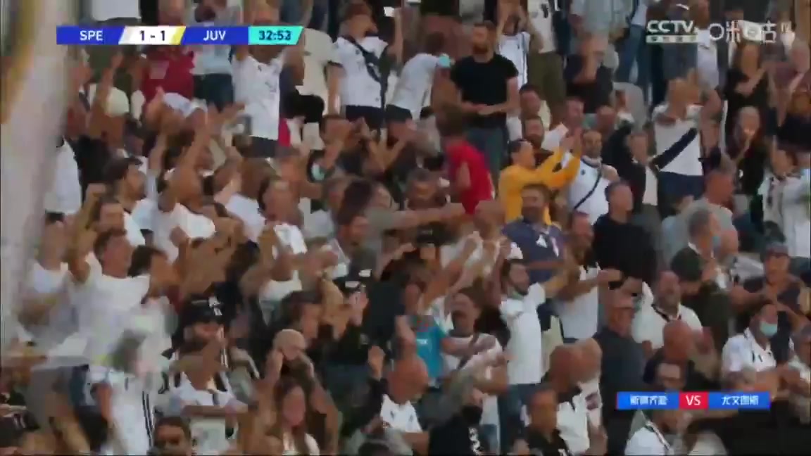 Serie A Spezia Vs Juventus Emmanuel Gyasi Goal in 32 min, Score 1:1