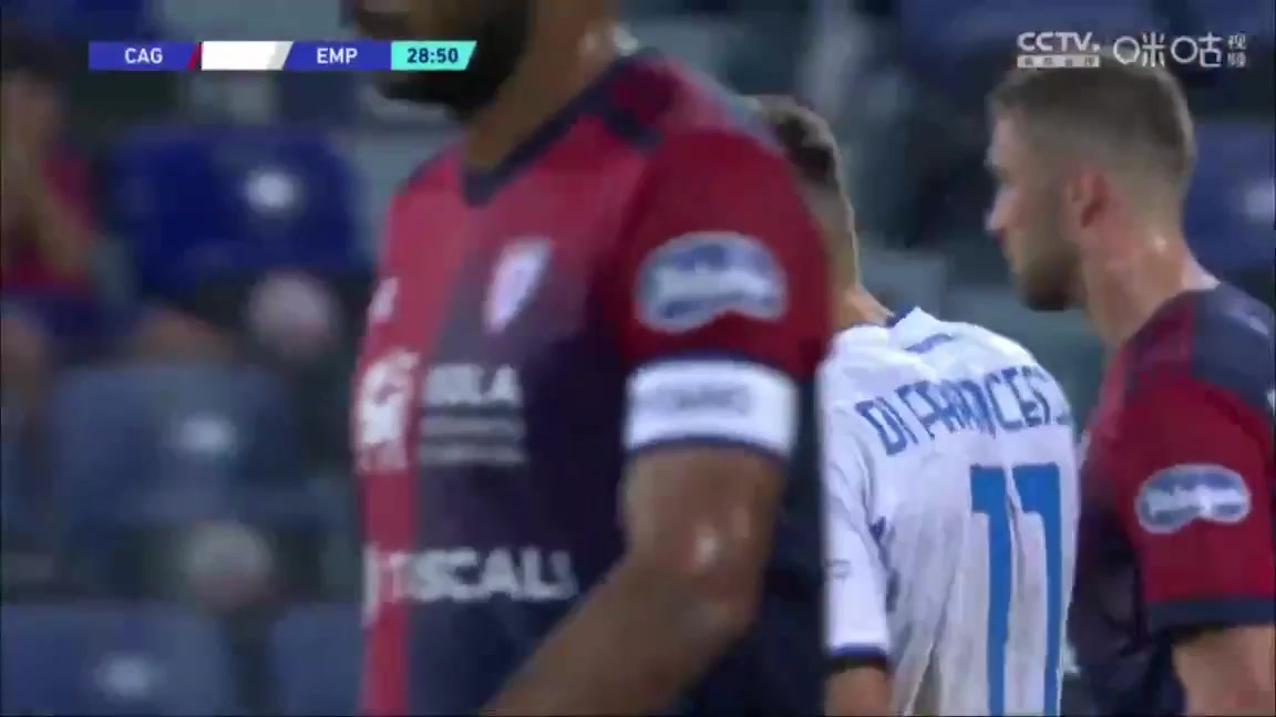 Serie A Cagliari Vs Empoli 27 phút Federico Di FrancescoVào, ghi bàn 0:1