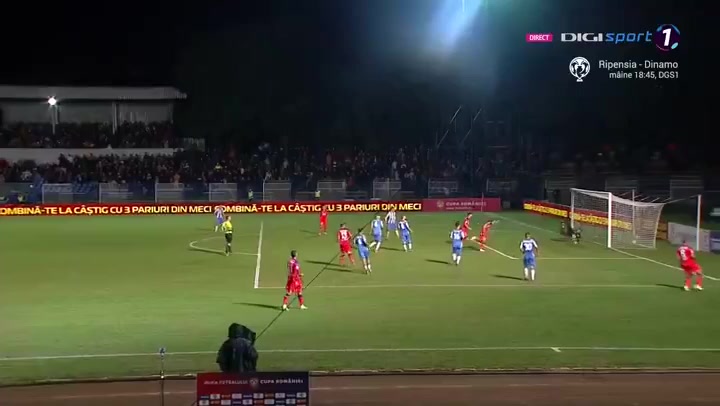 ROMC Corvinul Hunedoara Vs FC Steaua Bucuresti Razvan Oaida Goal in 31 min, Score 0:2