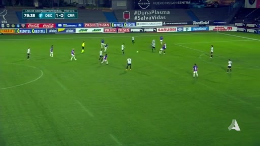 URU D2 Defensor Sporting Montevideo Vs Cerro Montevideo  Goal in 81 min, Score 2:0