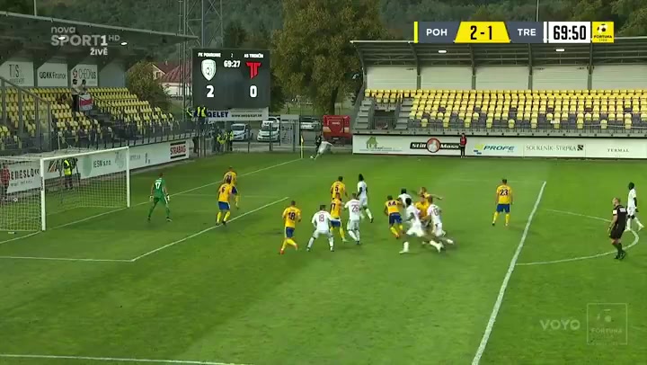 SVK D1 Sokol Dolna Zdana Vs Trencin Erik Jendrisek Goal in 70 min, Score 2:1