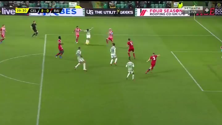 SCO LC Celtic FC Vs Raith Rovers Liel Abada Goal in 39 min, Score 2:0