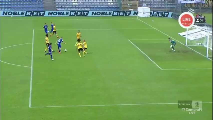POL D1 Odra Opole Vs GKS Katowice Piech Goal in 41 min, Score 3:1
