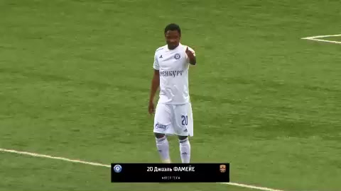 RUS D1 Gazovik Orenburg Vs Yenisey Krasnoyarsk Joel Fameyeh Goal in 20 min, Score 1:0