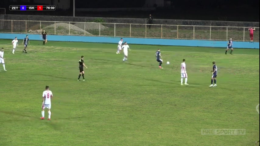 MNE D1 FK Zeta Vs FK Iskra Danilovgrad Rogosic Goal in 77 min, Score 1:1