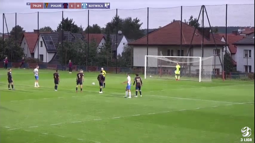 IV liga Pogon Szczecin II Vs Kotwica Kolobrzeg Cempa Goal in 80 min, Score 1:1