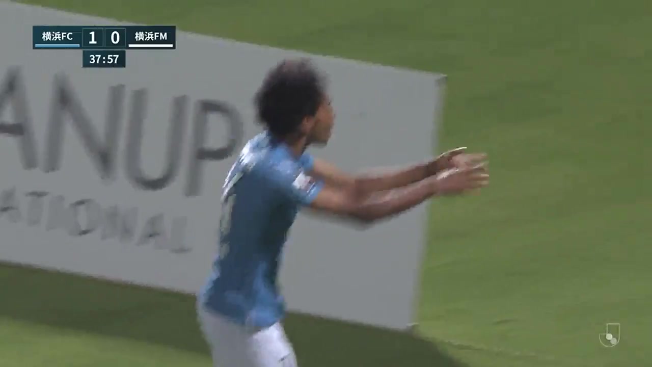 JPN D1 Yokohama FC Vs Yokohama Marinos Saulo Rodrigues da Silva Goal in 37 min, Score 1:0