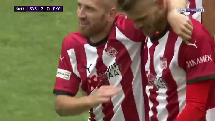 TUR D1 Sivasspor Vs Karagumruk 50 phút Dimitrios GoutasVào, ghi bàn 2:0