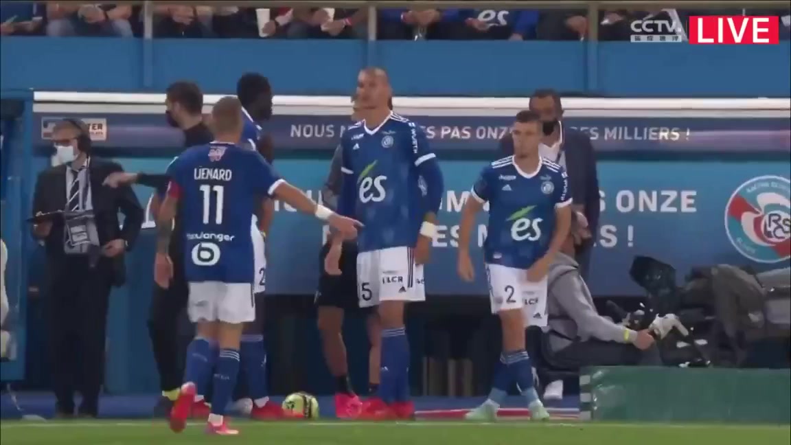 11 Strasbourg Vs Lille 56 skor gol Jonathan Christian David, skor 0:2