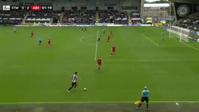 SCO PR Saint Mirren Vs Aberdeen  Goal in 61 min, Score 3:2