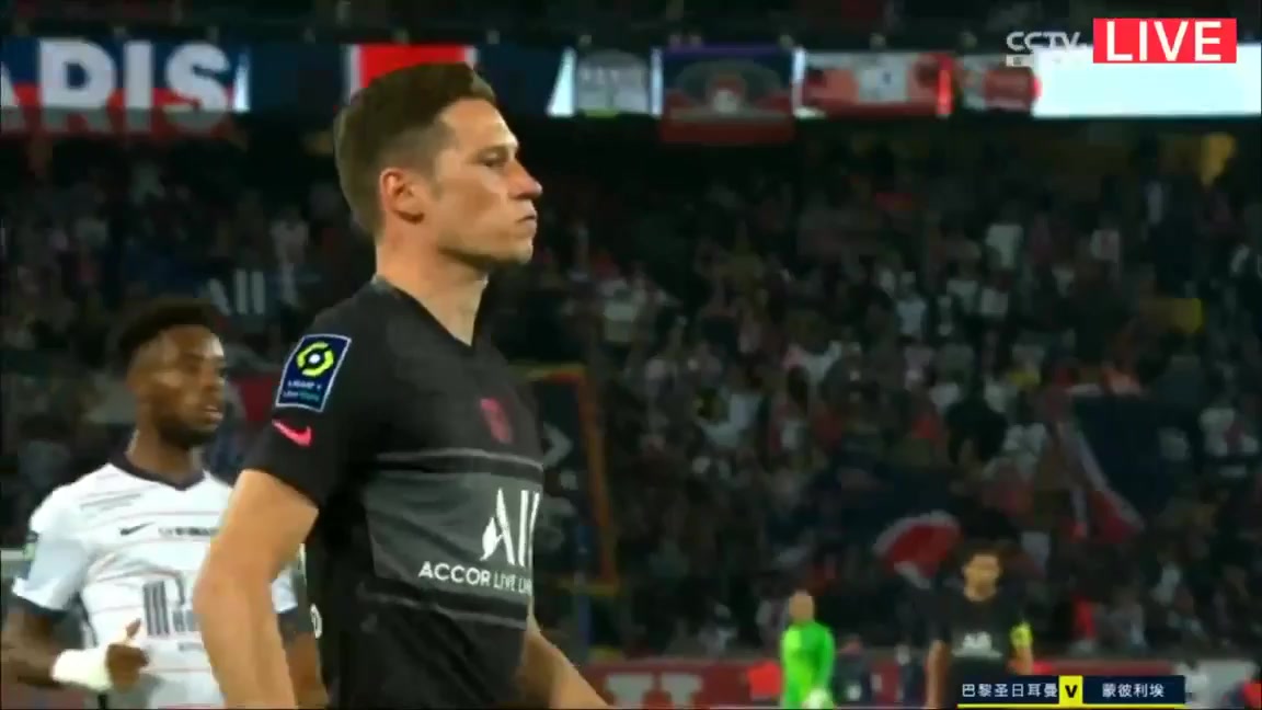 Ligue1 Paris Saint Germain (PSG) Vs Montpellier Julian Draxler Goal in 88 min, Score 2:0