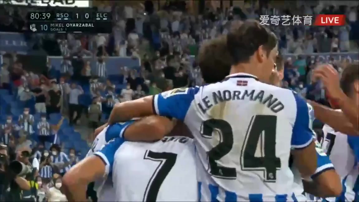 Laliga1 Real Sociedad Vs Elche 80 phút Vào, ghi bàn 1:0