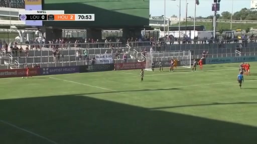 USA WD1 Racing Louisville (W) Vs Houston Dash (w) Naughton K. Goal in 72 min, Score 0:3