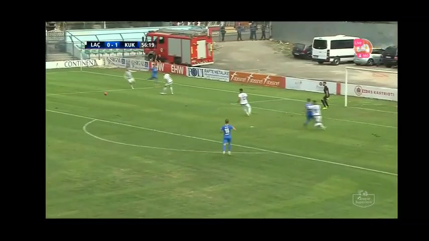 ALB D1 KF Laci Vs KS Perparimi Kukesi Basa Goal in 59 min, Score 0:2