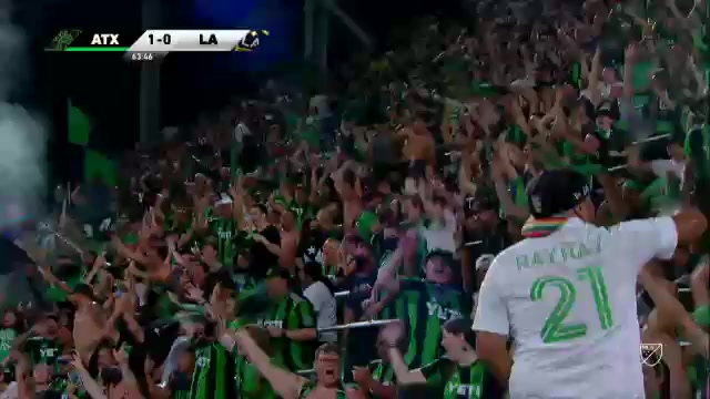 MLS Austin FC Vs Los Angeles Galaxy 63 ทำประตู  ประตู, ทำคะแนน 1:0