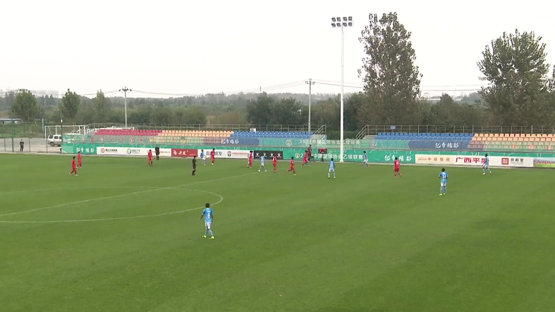 CHA D2 Qingdao Youth Island Vs Xiamen Ludao Lu Yongtao Goal in 12 min, Score 1:0