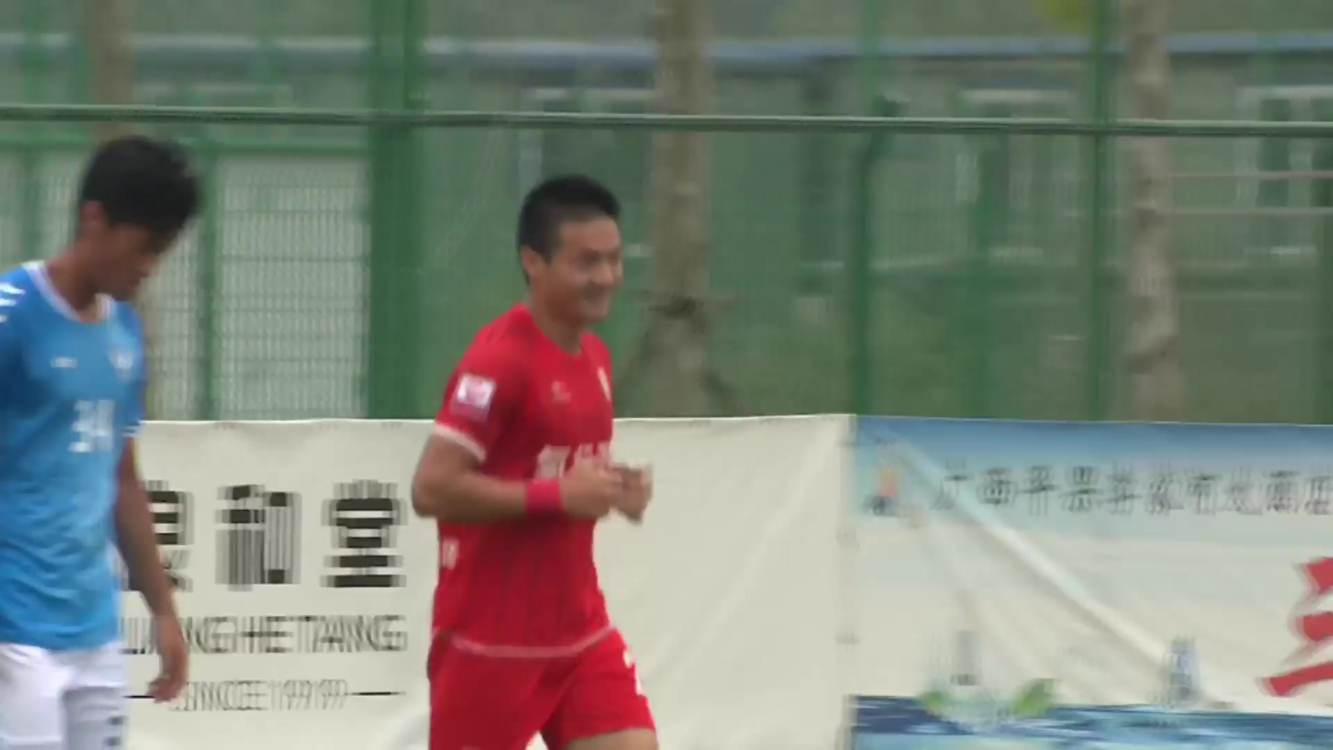 CHA D2 Qingdao Youth Island Vs Xiamen Ludao Wang Xingqiang Goal in 52 min, Score 2:0