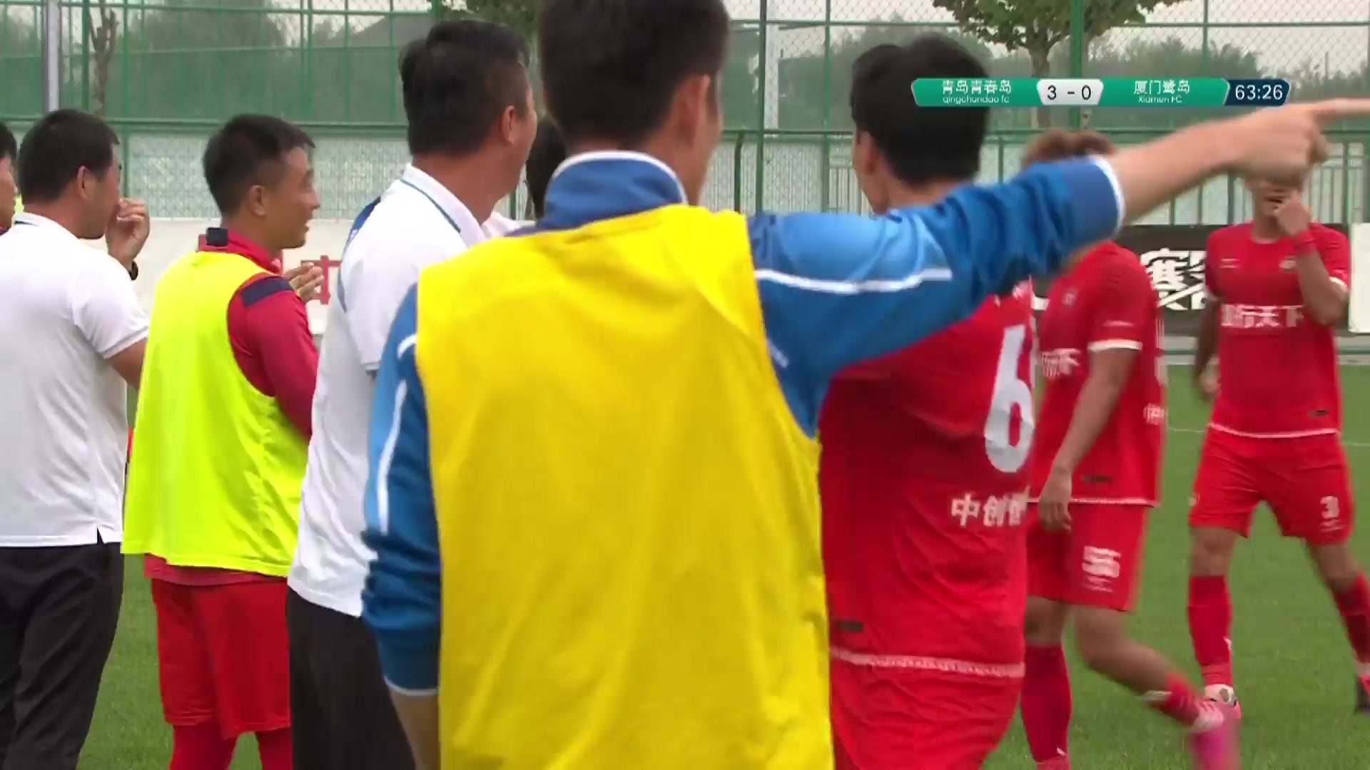 CHA D2 Qingdao Youth Island Vs Xiamen Ludao  Goal in 63 min, Score 3:0