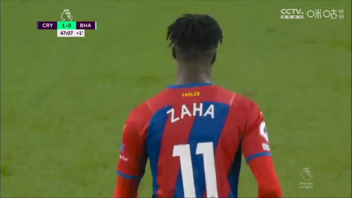 EPL Crystal Palace Vs Brighton Hove Albion 45+ phút Wilfried ZahaVào, ghi bàn 1:0