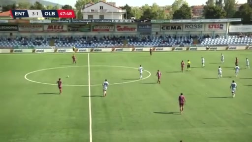 ITA C1 ACD Virtus Entella Vs Olbia Ragatzu Goal in 49 min, Score 3:2