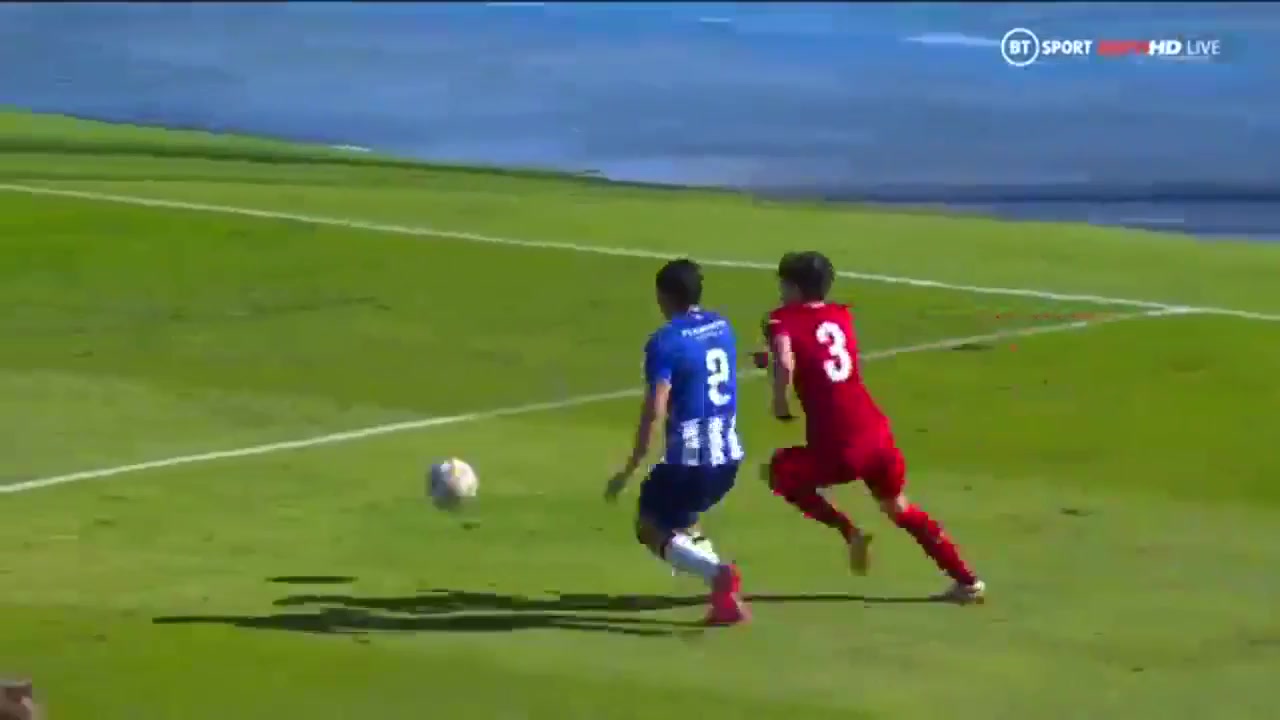 UEFA YL U19 FC Porto U19 Vs Liverpool U19 Diogo Abreu Goal in 69 min, Score 1:0