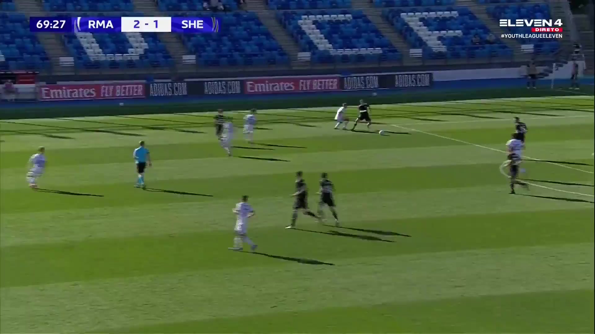 1327 Real Madrid U19 Vs FC Sheriff U19 71 skor gol , skor 3:1