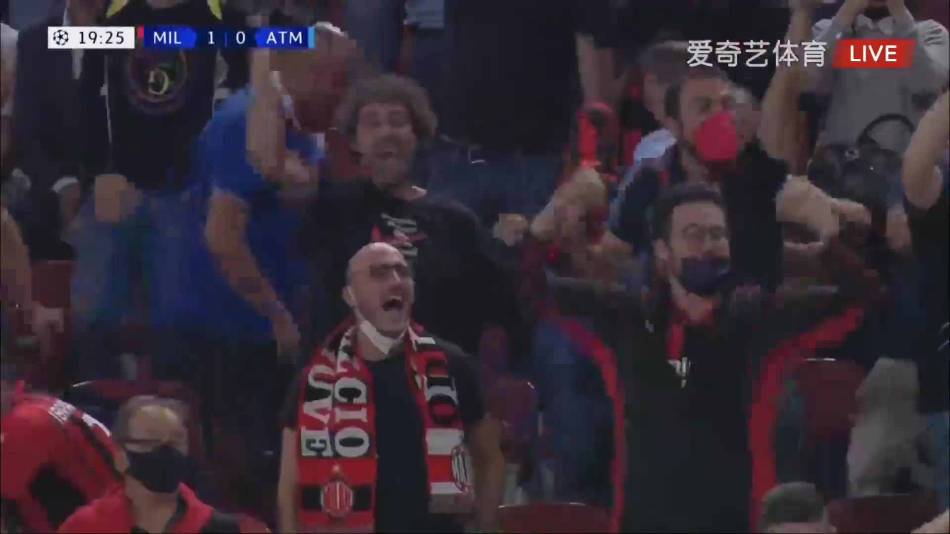 UEFA CL AC Milan Vs Atletico Madrid 19 phút Vào, ghi bàn 1:0