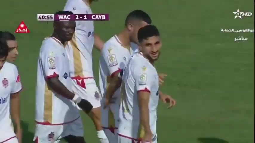 MAR D1 Wydad Casablanca Vs CAYB Club Athletic Youssoufia 41 ทำประตู  ประตู, ทำคะแนน 2:1