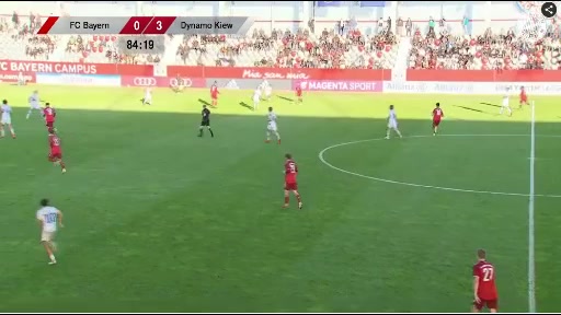 1327 Bayern Munchen U19 Vs Dinamo KyivU19 85 skor gol , skor 0:4