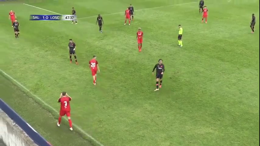 UEFA YL U19 Red Bull Salzburg U19 Vs Lille U19 49 ทำประตู  ประตู, ทำคะแนน 2:0