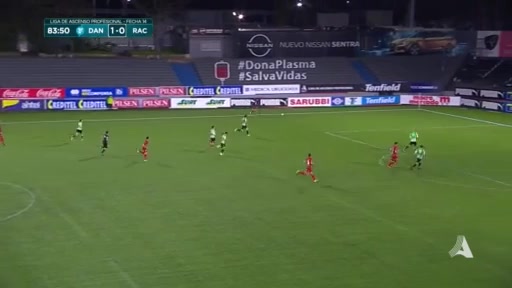 URU D2 Danubio FC Vs Racing Club Montevideo  Goal in 85 min, Score 2:0