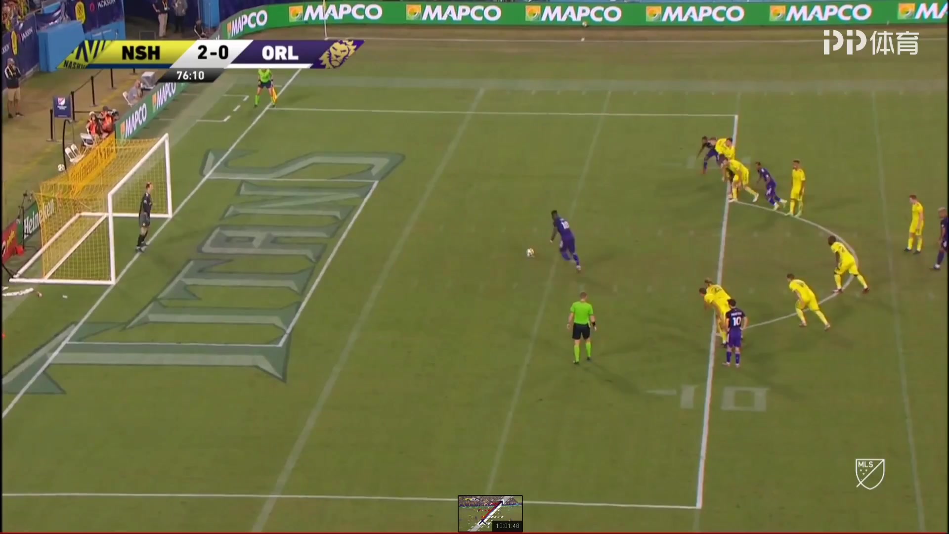 MLS Nashville Vs Orlando City 76 ทำประตู Daryl Dike ประตู, ทำคะแนน 2:1