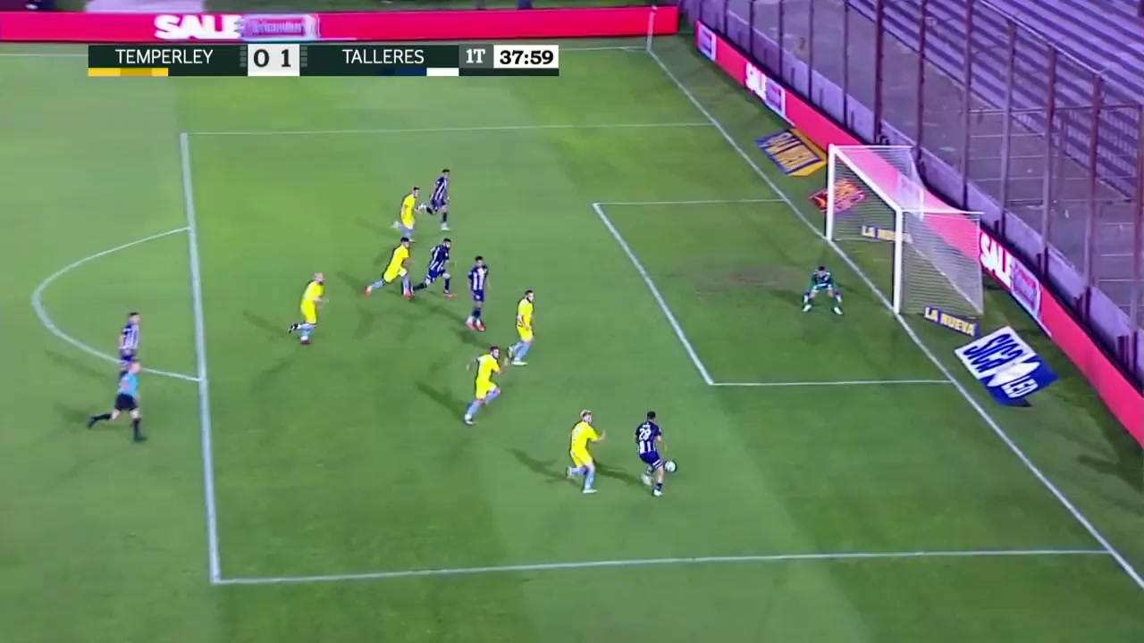 ARG C Temperley Vs Talleres Cordoba Michael Nicolas Santos Rosadilla Goal in 37 min, Score 0:1