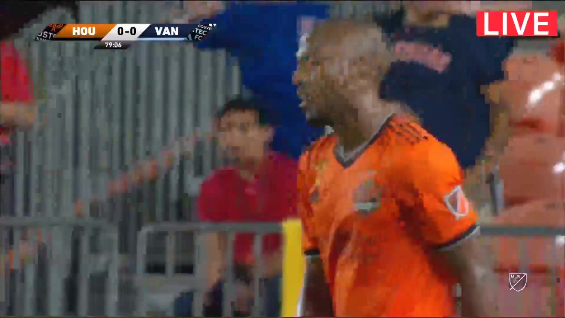 MLS Houston Dynamo Vs Vancouver Whitecaps 79 ทำประตู  ประตู, ทำคะแนน 1:0