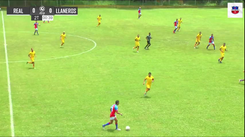 FVF Real Frontera Vs Llaneros de Guanare FC  Goal in 47 min, Score 1:0