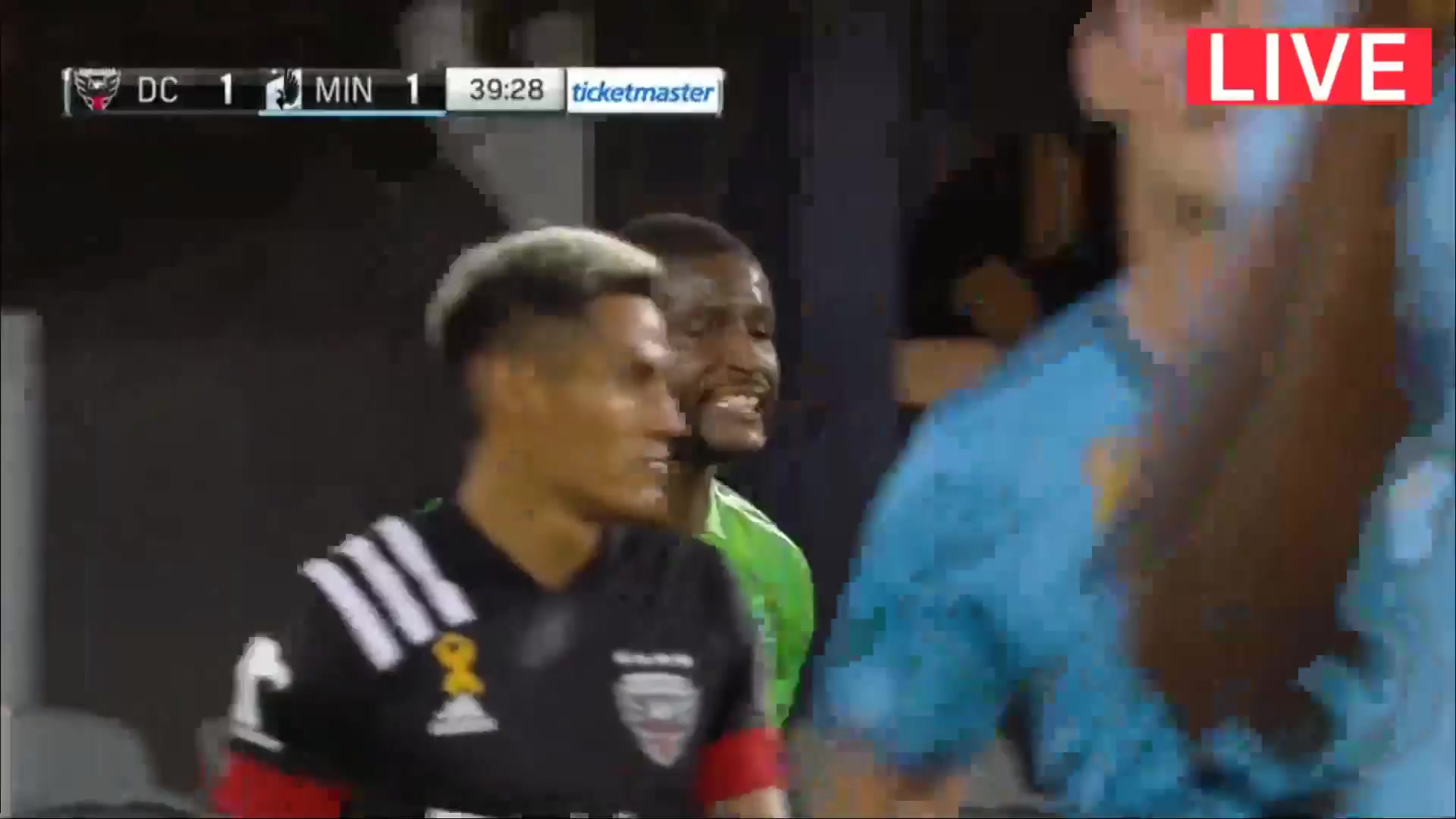 MLS DC United Vs Minnesota United FC 39 ทำประตู Bakaye Dibassy ประตู, ทำคะแนน 1:1