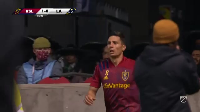 MLS Real Salt Lake Vs Los Angeles Galaxy 44 ทำประตู Damir Kreilach ประตู, ทำคะแนน 1:0