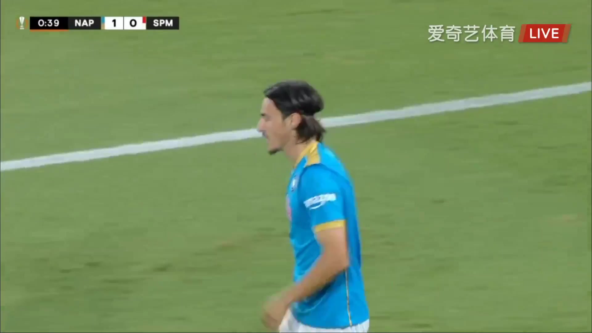 歐羅巴杯 那不勒斯 Vs 莫斯科斯巴達 1分埃爾馬斯進球,比分1:0