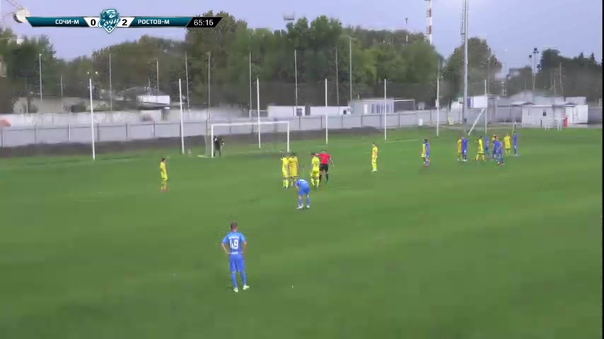 RUS YthC PFC Sochi Youth Vs FK Rostov Youth 66 ทำประตู  ประตู, ทำคะแนน 1:2