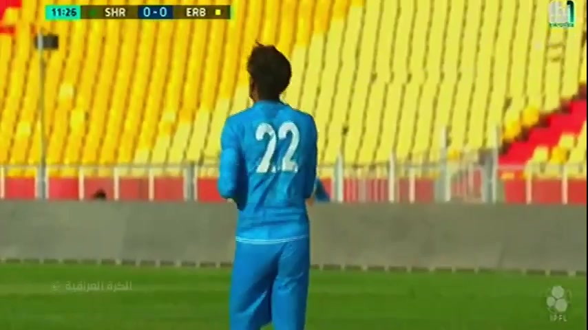 IRQ D1 Al Shorta Vs Arbil Karim Goal in 12 min, Score 0:1