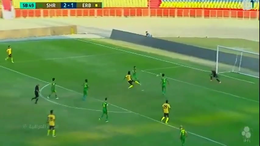 IRQ D1 Al Shorta Vs Arbil Shafiu Goal in 60 min, Score 2:2