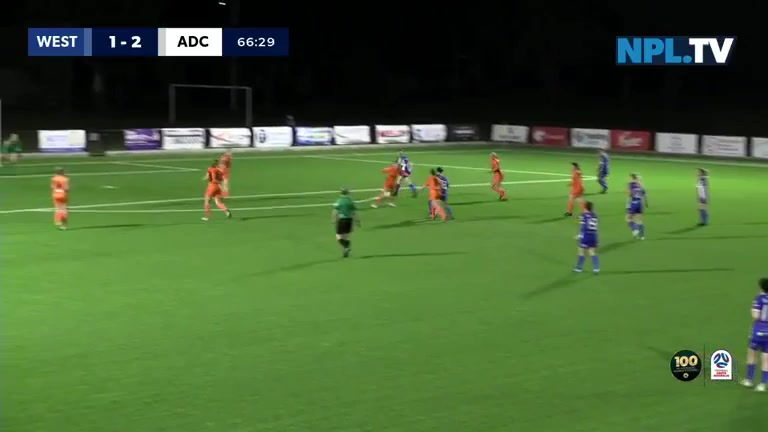 NPLSA（W） West Adelaide (w) Vs Adelaide City (w) 67 phút Vào, ghi bàn 2:2