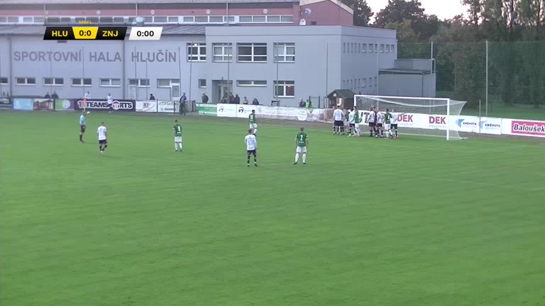 CZE CFL Hlucin Vs SC Znojmo 16 phút Vào, ghi bàn 0:1