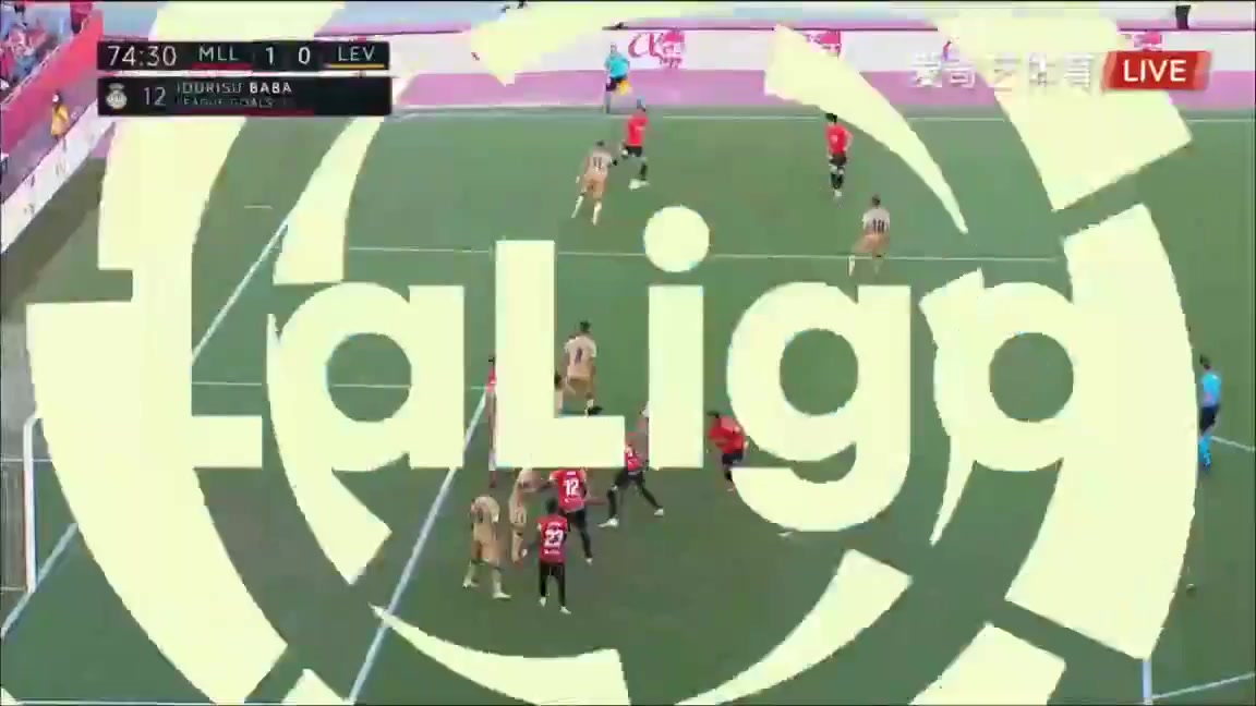 Laliga1 Mallorca Vs Levante 74 phút Angel Luis Rodriguez DiazVào, ghi bàn 1:0