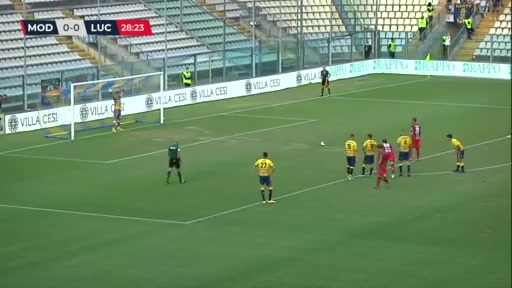 ITA C1 Modena Vs Lucchese Fedato Goal in 29 min, Score 0:1