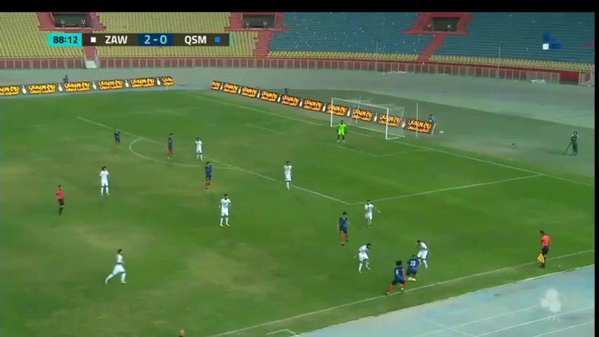 IRQ D1 Al Zawraa Vs Al Qasim Sport Club  Goal in 90 min, Score 3:0