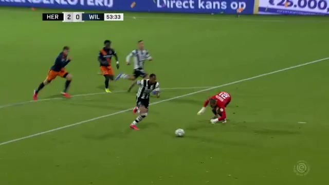 HOL D1 Heracles Almelo Vs Willem II 53 phút Delano BurgzorgVào, ghi bàn 2:0